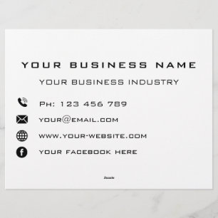 Business Company Professional Personalised Modern Custom Letterhead