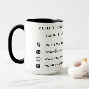 Business Company Promotional Personalised Elegant Mug