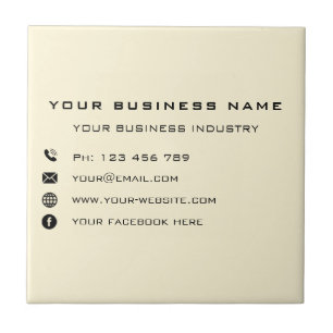 Business Company Promotional Personalised - Office Tile