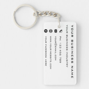Business Company Promotional Personalised Special Key Ring