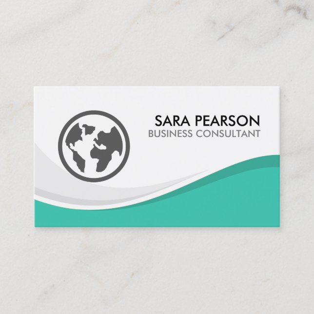 Business Consultant Entrepreneur Card (Front)