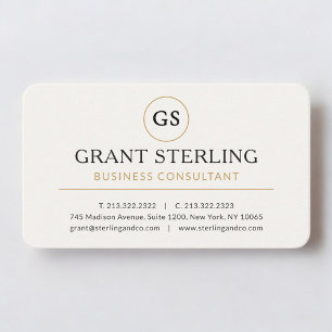 Business Consultant Professional Business Card