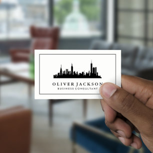 Business Consultant   Real Estate   Cityscape Card