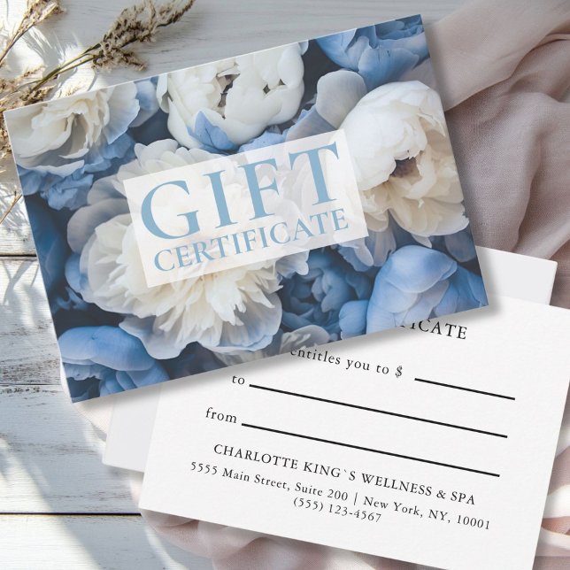 BUSINESS CONTROL CERTIFICATE  | Floral | (CUSTOM GIFT CERTIFICATE  | Floral |)
