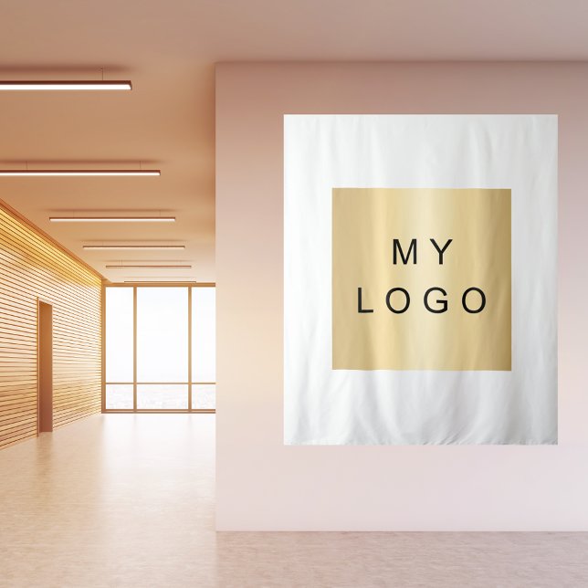 Business corporate logo custom brand colour tapestry (Creator Uploaded)