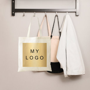 Business corporate logo tote bag