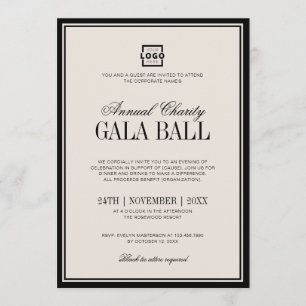 Business Corporate Old Money Timeless Event Party Invitation