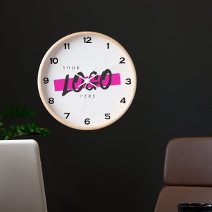 Business Corporate Promotional Custom Company Logo Clock