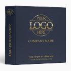 Business Corporate Records Custom Logo Navy Blue
