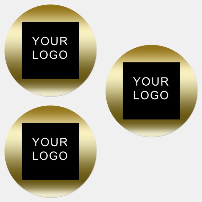 Business Corporate Small Logo Design Faux Gold  (Group)