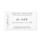 Business Coupon Card
