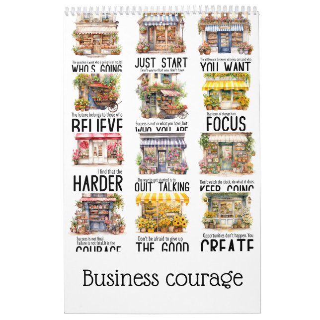 Business courage calendar (Cover)