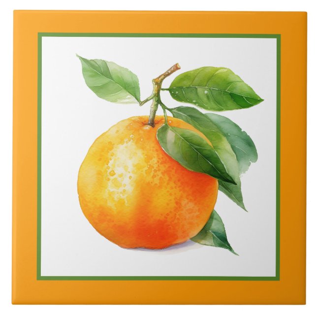business crafting home fruit orange tile (Front)