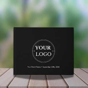 Business Custom Logo Company Guest Book