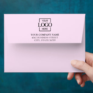 Business Custom Logo Professional Return Address Envelope