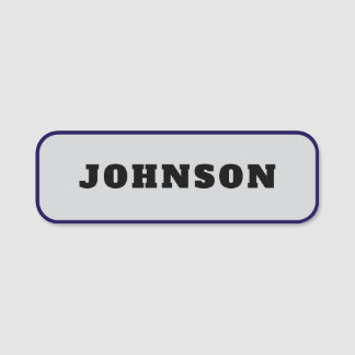 Business Custom Vintage Name Patch Tag