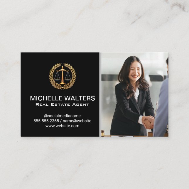 Business Deal | Hand Shake Card (Front)