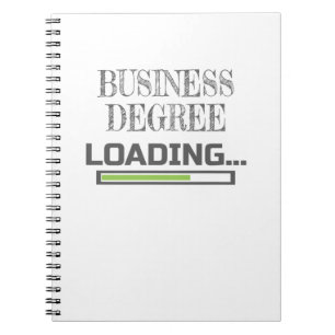 Business Degree Loading Business School Major Gift Notebook