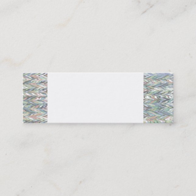 Business Design Labels Mini Business Card (Front)