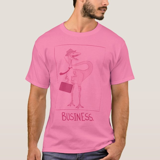 Business Dinosaur T-Shirt (Front)
