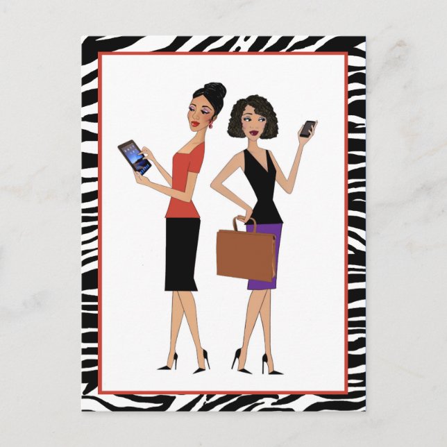 "Business Divas" Postcard (Front)