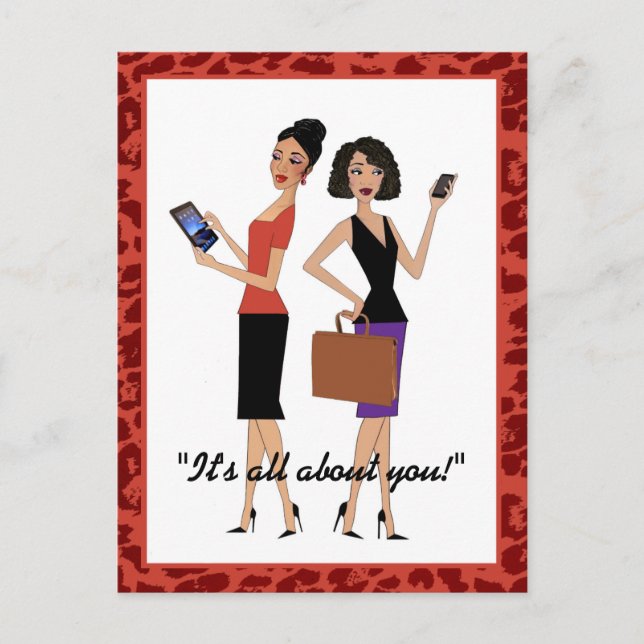 "Business Divas" Postcard (Front)