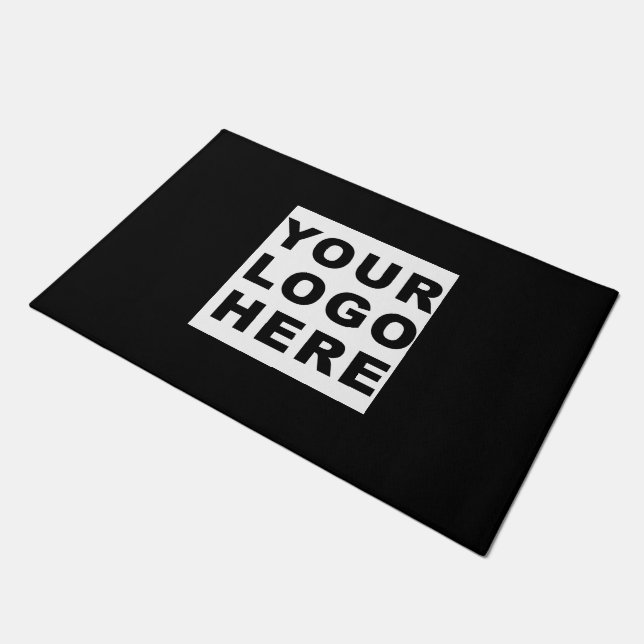 Business DoorMat Company Logo Welcome (Angled)
