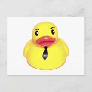 Business Duck Postcard