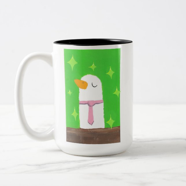 Business Duck Silly Mug for Funny Gift (Left)