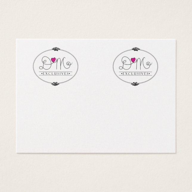Business Earring Cards (Front)