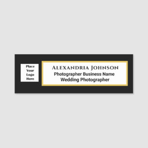 Business Employee Name Job Title Logo Custom Tag
