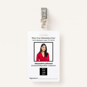 Business Employees ID Identification Signature ID Badge