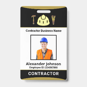 Business Employees Logo ID Identification Card Badge