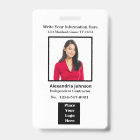 Business Employees Logo ID Identification Card