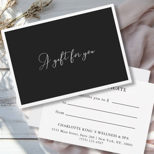 BUSINESS ENTITY CERTIFICATE| Modern Black (BUSINESS ENTITY CERTIFICATE| Modern Black and White)