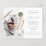 Business Event Minimalist Professional Photo Flyer<br><div class="desc">A simple modern photo business event invitation featuring clean typography and minimal layout. Click the edit button to customise this design with your business photo and details.</div>