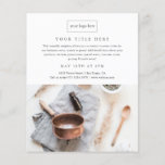 Business Event Minimalist Professional Photo Flyer<br><div class="desc">A simple modern photo business event invitation featuring clean typography and minimal layout. Click the edit button to customise this design with your business photo and details.</div>