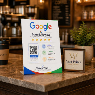 Business Feedback Google Review QR Sign