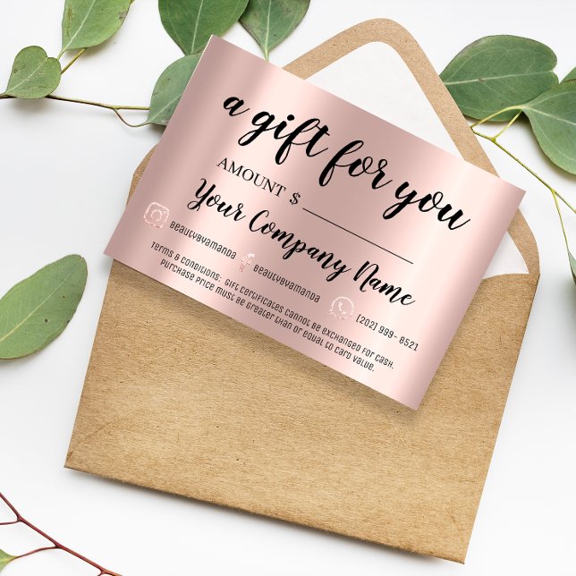 Business Gift Certificate Body Sculpting Drip Logo (Creator Uploaded)