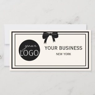 Business Gift Certificate Elegant Art Deco