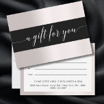 BUSINESS  GIFT CERTIFICATE  for you<br><div class="desc">An elegant and refined design,  blush. Attention: In the production process,  no real film is used,  but only the colour is thoroughly printed. Add your data,  logo,  company details and pictures in minutes.</div>