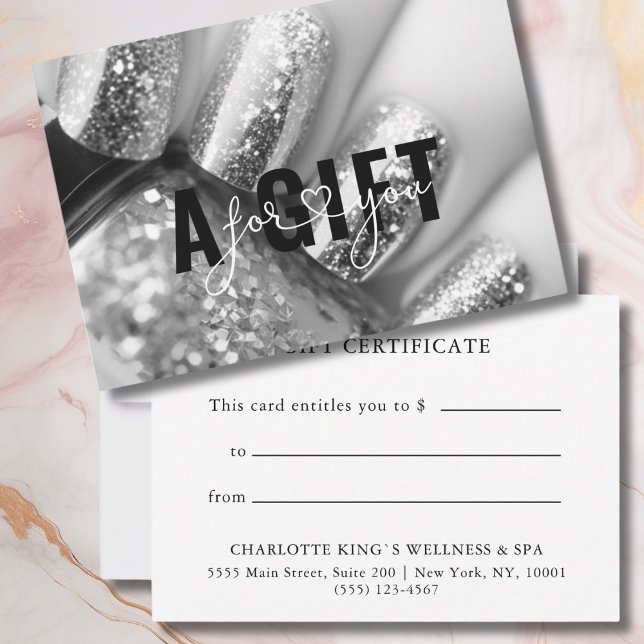 BUSINESS GIFT CERTIFICATE | Glitter Nails (BUSINESS GIFT CERTIFICATE | Glitter Nails)