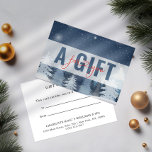 BUSINESS GIFT CERTIFICATE | Winter Snow Landscape<br><div class="desc">BUSINESS GIFT CERTIFICATE | Winter Snow Landscape.</div>