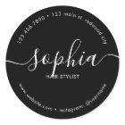 Business Girly Calligraphy Black