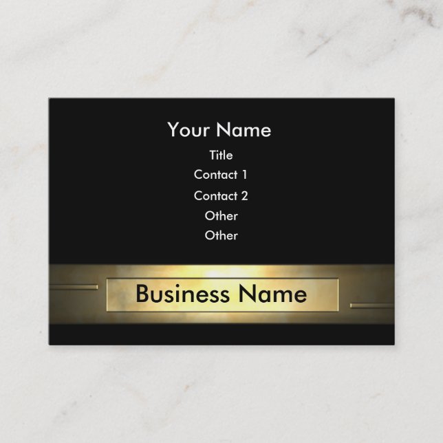 Business Gold Card (Front)
