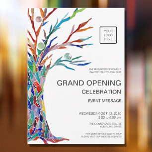 Business Grand Opening Logo Invitation