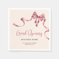 Business Grand Opening Modern Ribbon