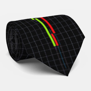 Business graph on stock market  tie