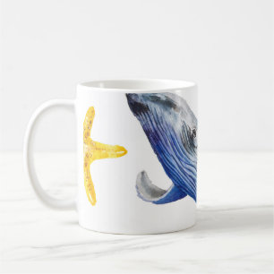 Business Graph Whale: Candlestick Chart Coffee Mug