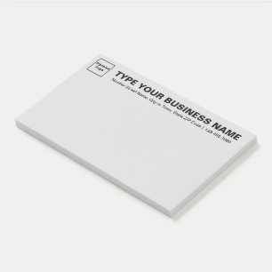 Business Gray Large post it note